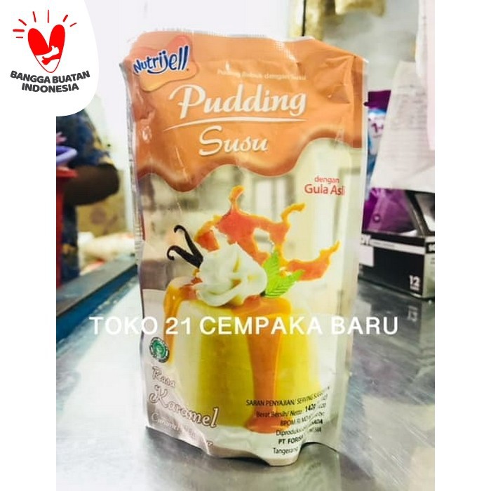 

Nutrijell Pudding SUSU Rasa KARAMEL 1 PCS | Nutrijel Puding Caramel Murah Promo