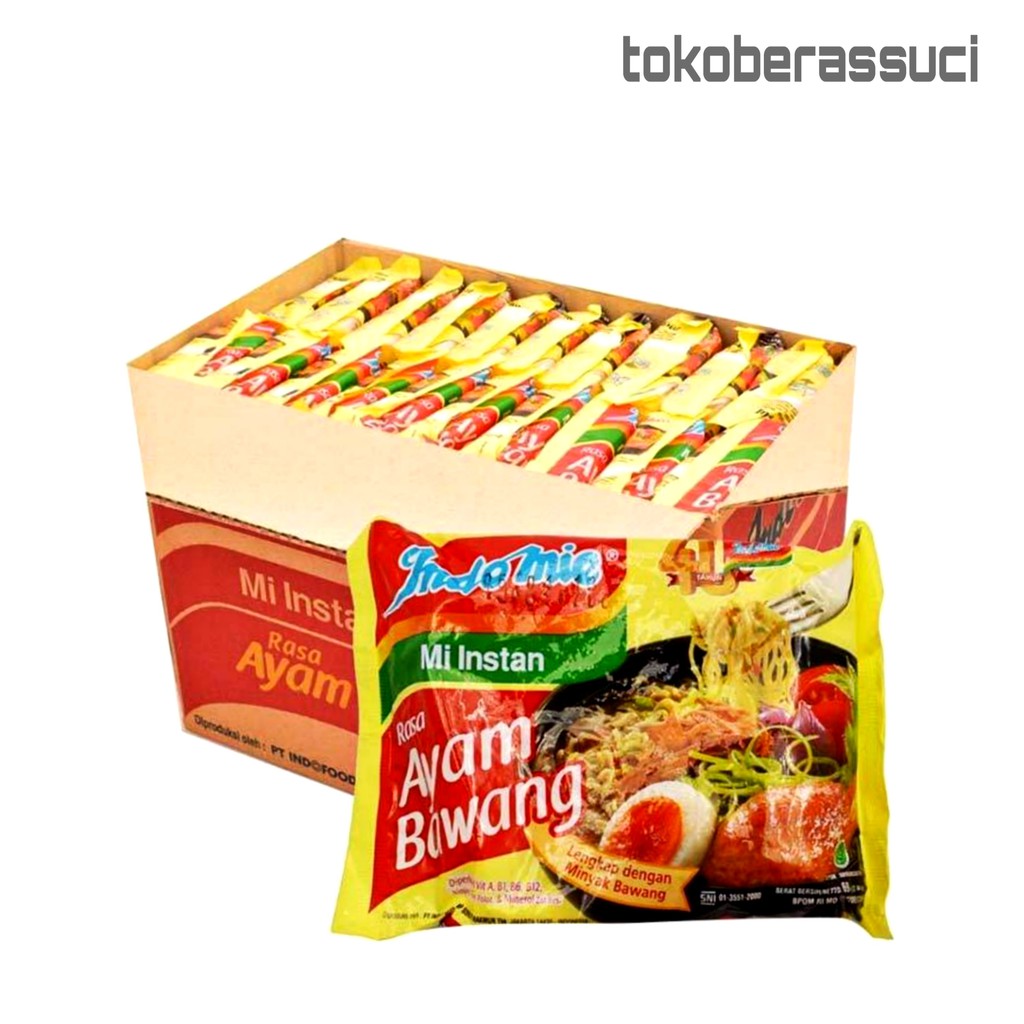 

Indomie Ayam Bawang Mie Instant 1 Dus