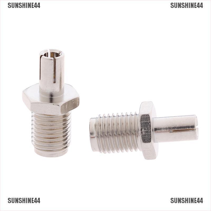 2pcs Adapter Konektor SMA Female Jack Ke TS9 Male RF