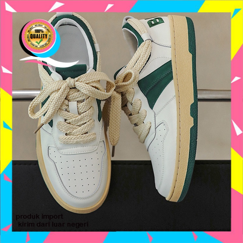 2021  In Fashion Pasangan Niche Jepang Putih Sepatu Sepatu  Bahasa Jerman Pelatihan Low Top Wanita s