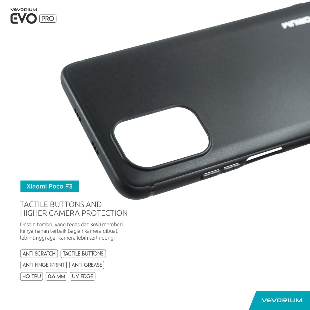 VEVORIUM EVO PRO Xiaomi Poco F3 Pocophone F3 PRO Soft Case Softcase