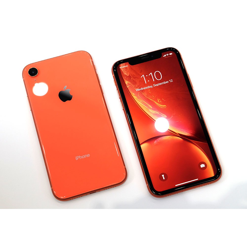 iPhone XR 128GB All Sim Silent Fullset Original Second Mulus100% 3utools All Green (Garansi 1 Tahun)-Coral