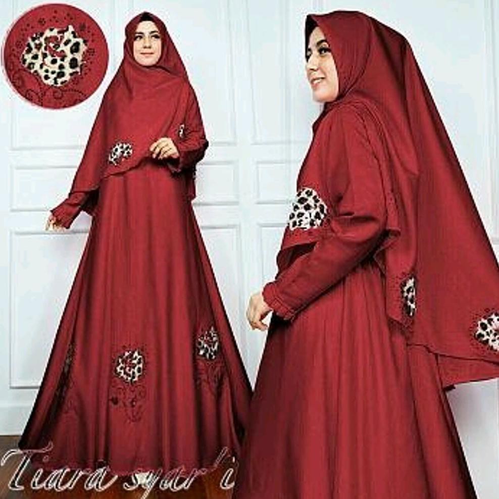 Baju Gamis Wanita Busana Muslim Maxi Tiara Syari