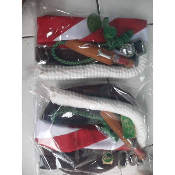 Atribut Pramuka KOMPLIT SIAGA/Sd-2 set cow dan cew