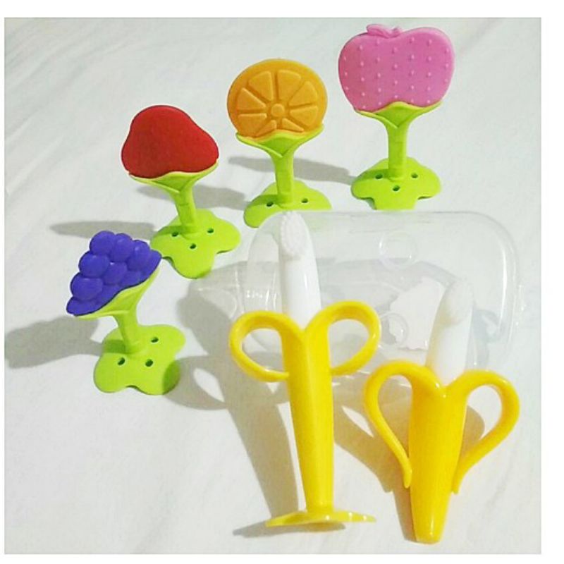 GIGITAN BAYI MODEL BUAH /BABY TOOTH TEETHER.