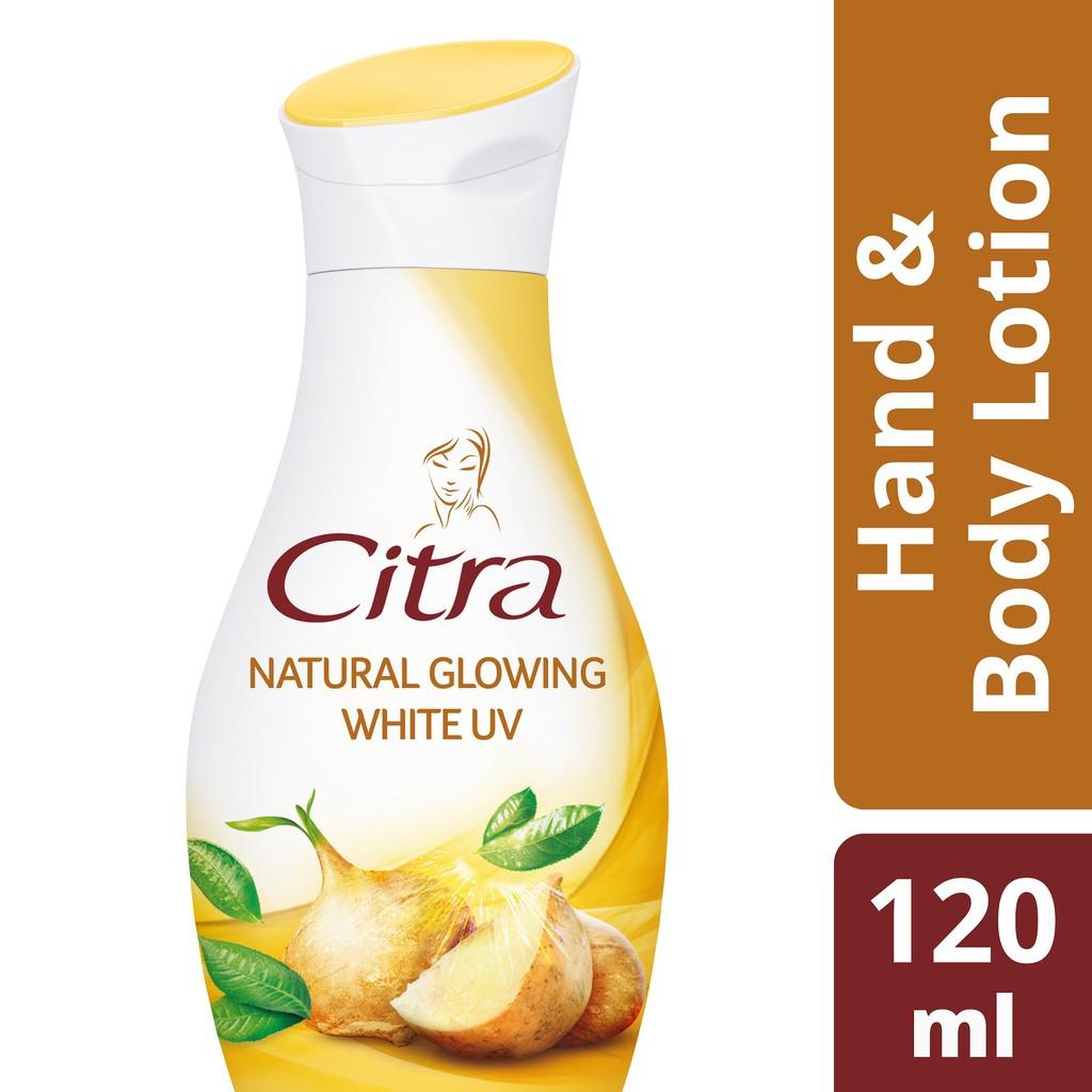 Citra Natural Glowing White UV Hand & Body Lotion 120 ml