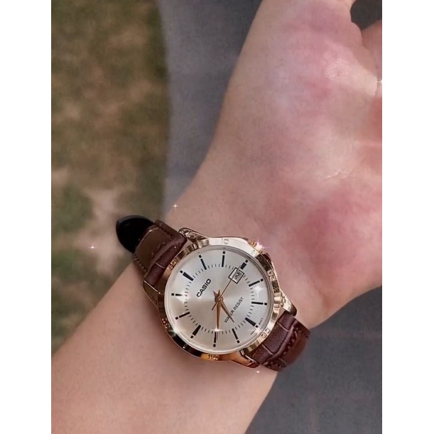 Jam tangan Wanita Casio LTP-V004GL original