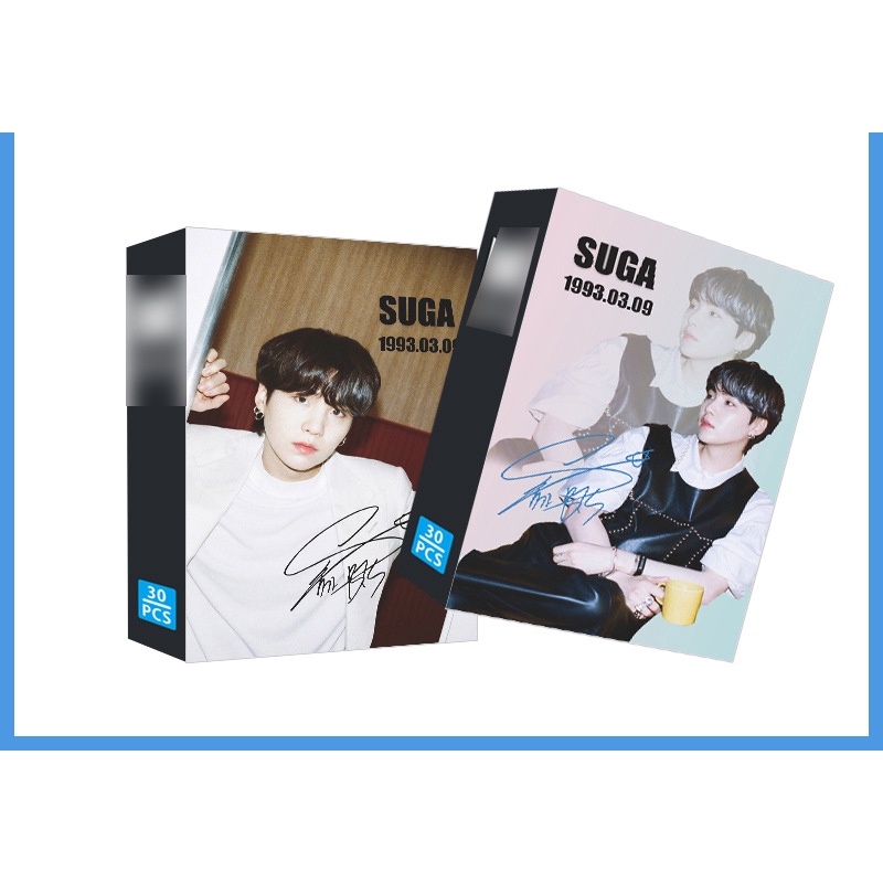 30pcs / Kotak Kartu Foto BTS Album Butter JUNGKOOK V JIMIN JIN SUGA Lomo Untuk Hadiah