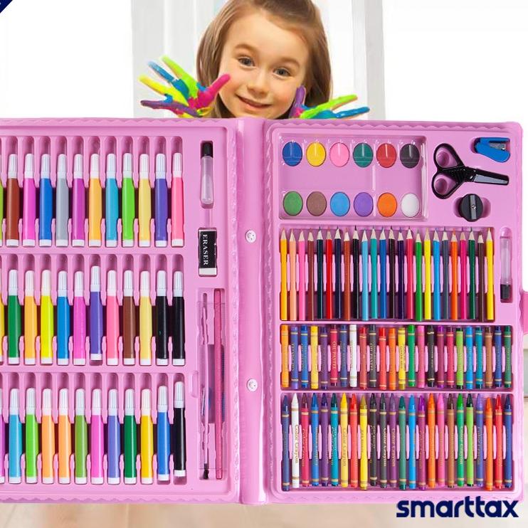 

Telah Hadir.. Smart Oil Pastel Crayon 150 Macam Warna Set Koper 150 in 1 Cocok Untuk - CP4
