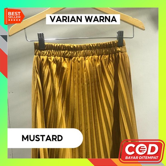 Rok Panjang Wanita Terbaru 2022 Rok Wanita Dewasa Model Terbaru 2022 R Rok Kulot Plisket / Rok Wani