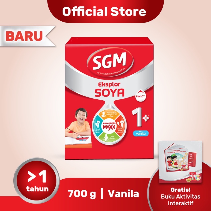 

SGM Eksplor SOYA Susu Pertumbuhan 1-5 Thn 700g