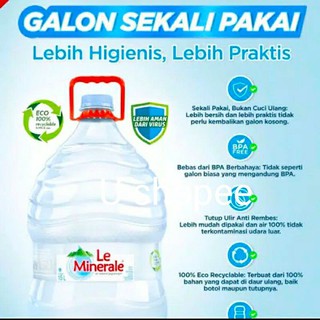 Jual Le Mineral air mineral galon @15 liter | Shopee Indonesia