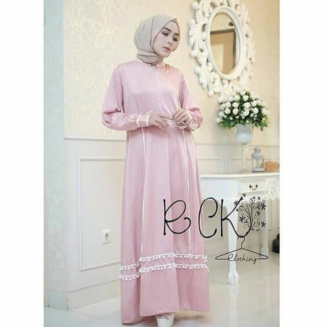 Grosir Baju Maxy Dress Muslim Wanita Murah dan Terbaru / Risa Maxy