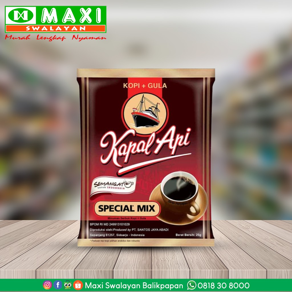 

Kapal Api Kopi Mix 25gr 5s