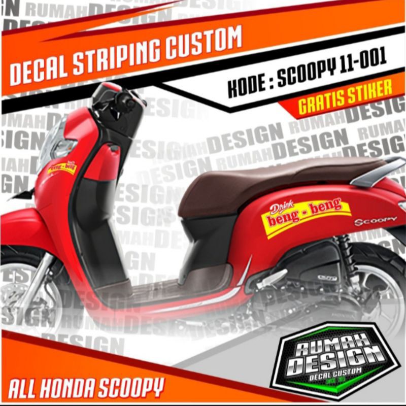 Sticker Scoopy Simple 002