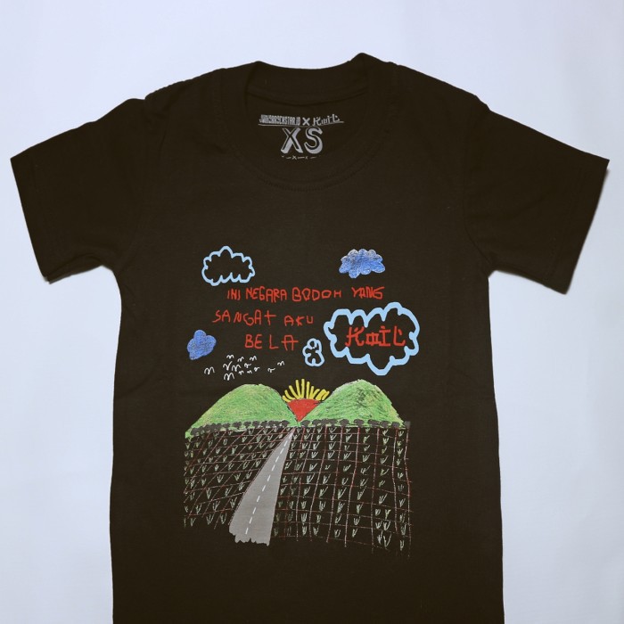 Spesial Baju Anak Kaos Band Koil Negara Bodoh Warna Hitam - 11-12 tahun Terlaris