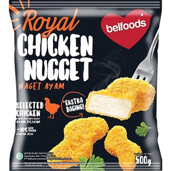 

PROMO Belfoods Royal Chicken Nugget S 500gr | Naget Ayam 500 250 gram MURAH