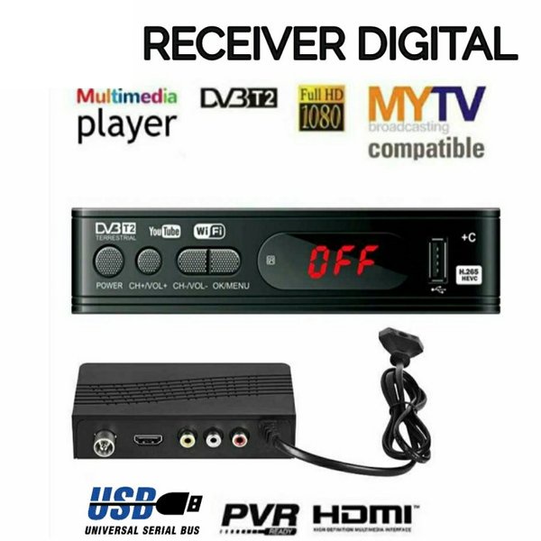 Dekoder TV Digital  Receiver TV Digital  Penangkap TV Digital DVBT2