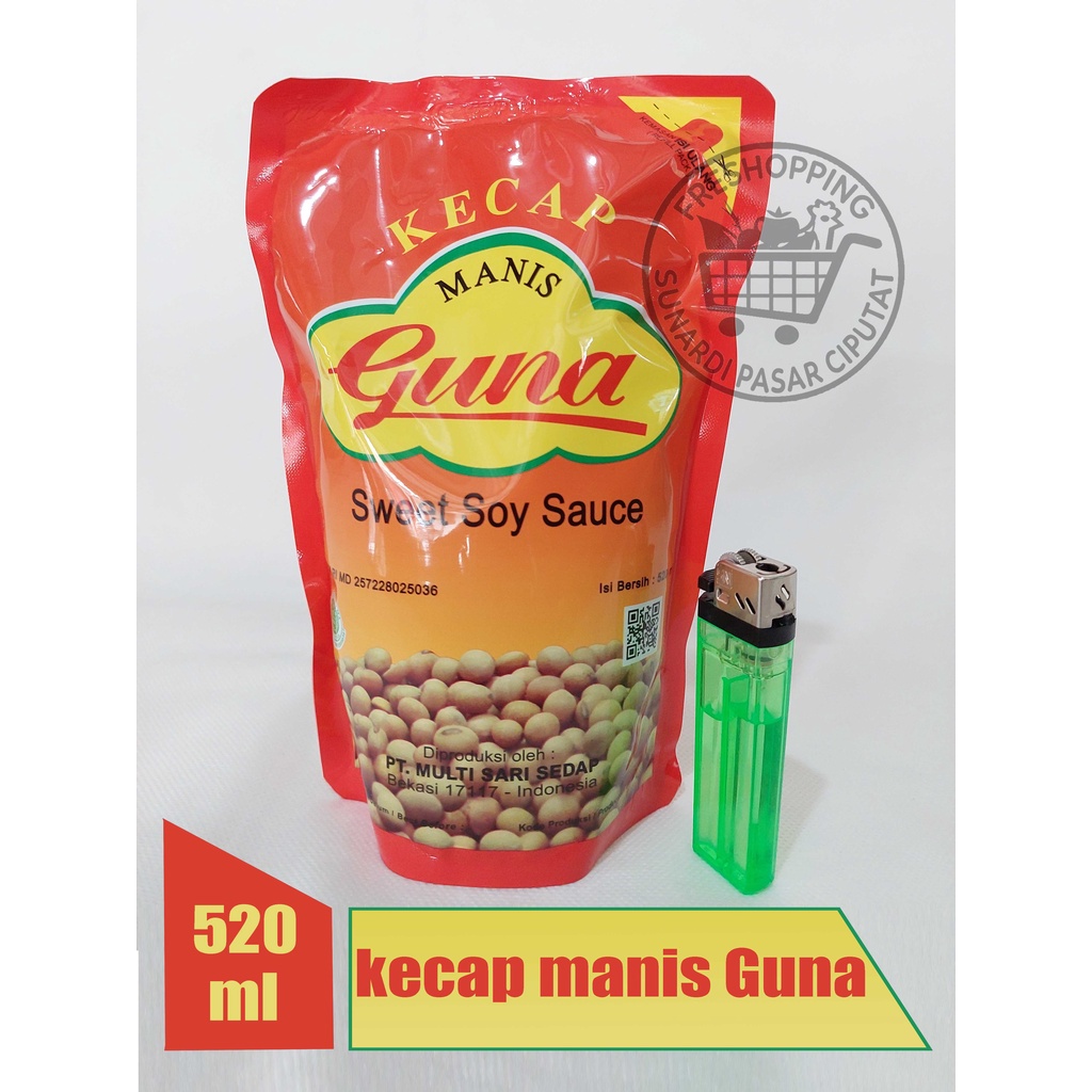 

Kecap manis merk Guna 520 ml