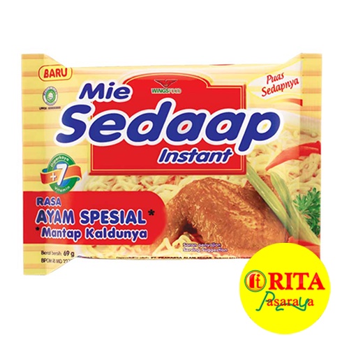

Sedaap Mie Instan Rasa Ayam Spesial 69 Gr