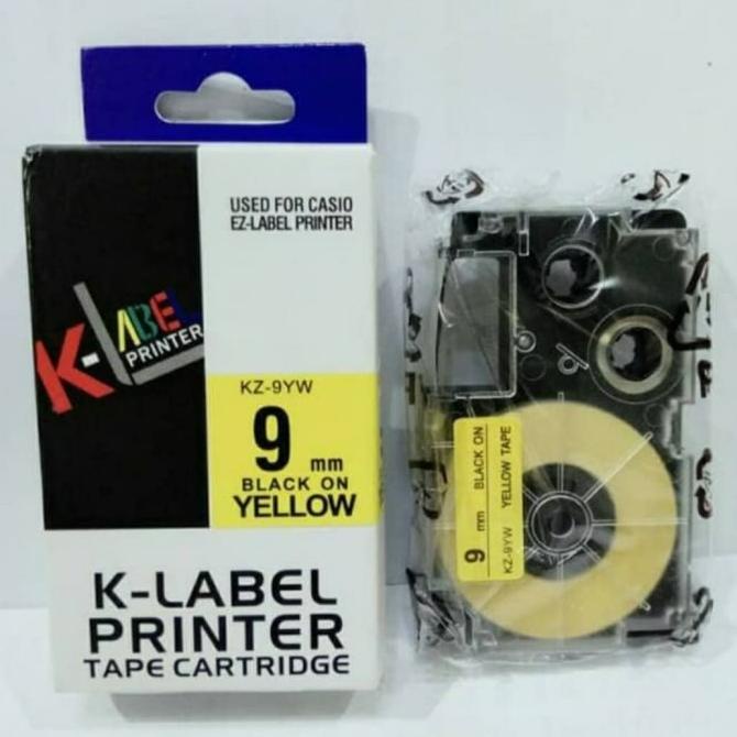 

Refill K-Label Printer EZ Label 9MM Compatible Casio Tape Cartridge HEMAT Kode 191