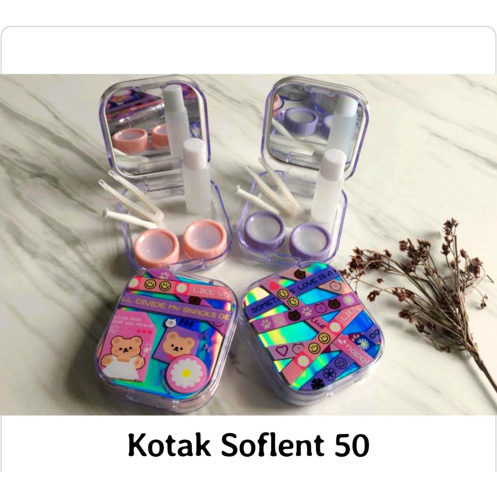 KAIDA KOTAK SOFTLENS NO. 50 [ WARNA RANDOM ]