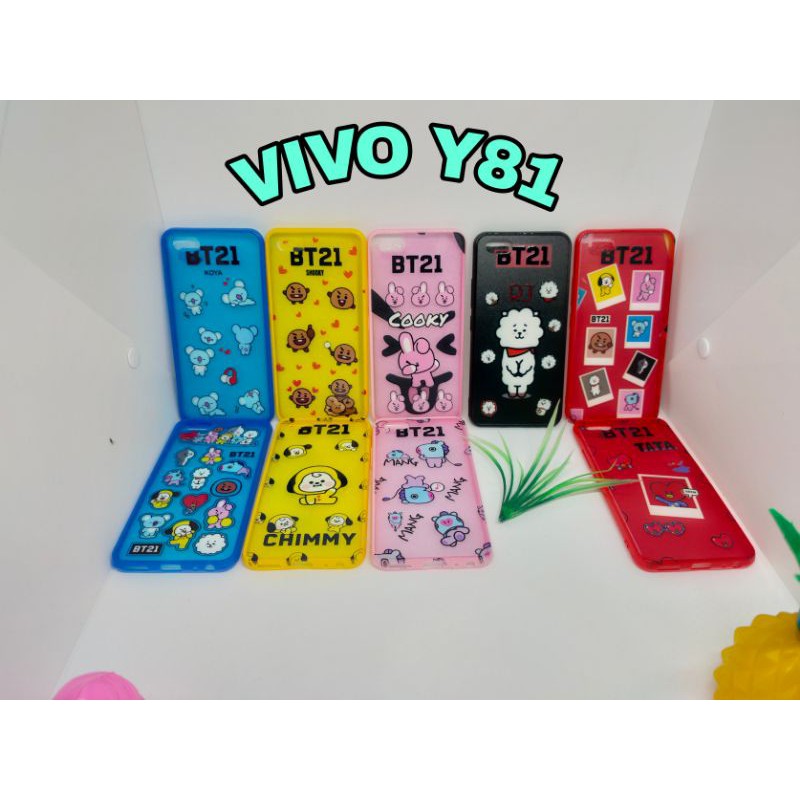 SOFTCASE VIVO Y81, Y81C BT21 BTS KARAKTER