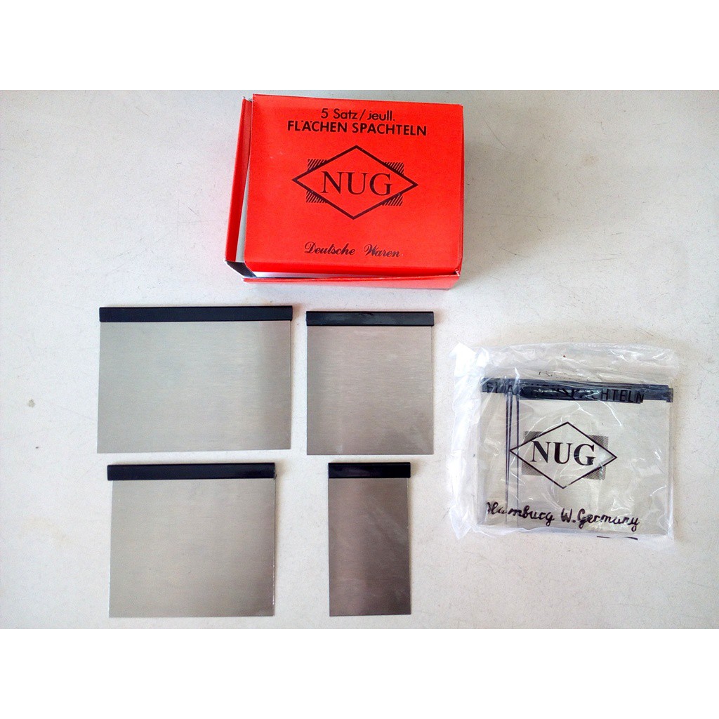 Kape 1 Set Nug / Scraper Set 4 Pcs/skrap Scrap Plat Besi Dempul