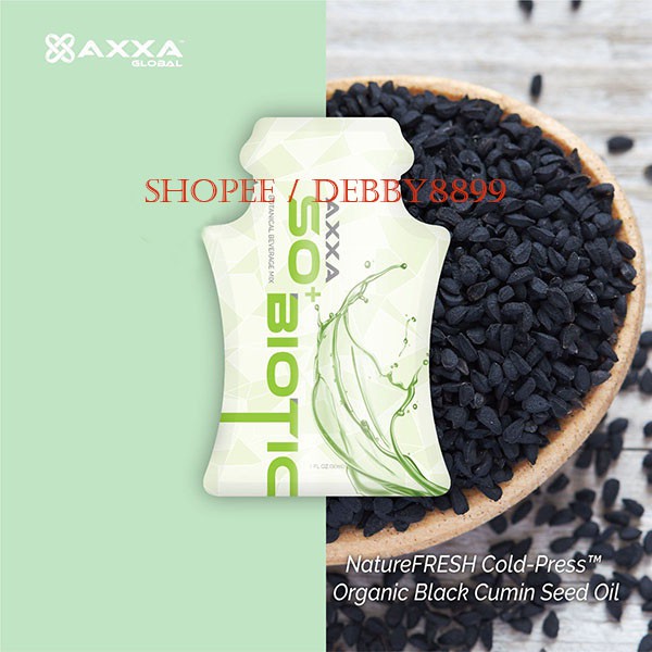 SO+BIOTIC-AXXA - Meningkatkan Imunitas & Pencernaan - 28sachets/Box - Taiwan