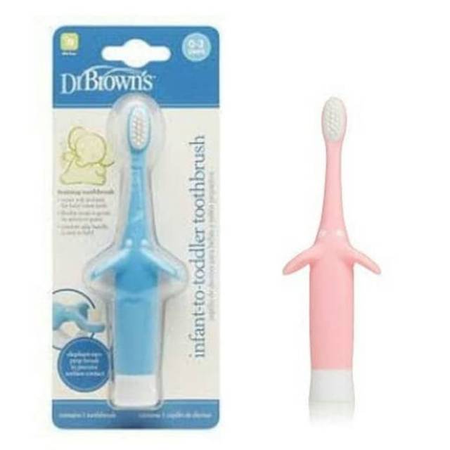 Dr. Brown's Infant to Toddler Tooth Brush Sikat Gigi  Bayi dr. Browns