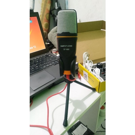 Paket Live Straming, Set Rekaman. Web Cam Full M-Tech WB500, sound card V8 &  Condenser taff Studio