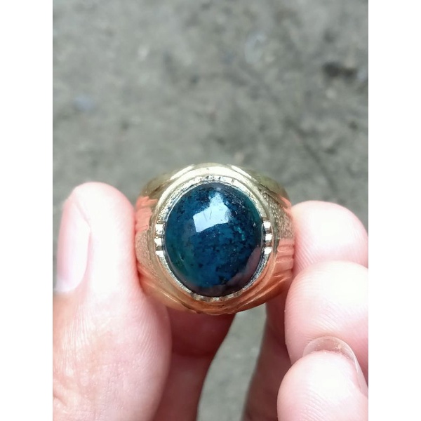 ✅ Natural Bacan Coklat / BaCok - Doko ( Batu Akik Ternate - bukan opal kalimaya giok pirus solar )