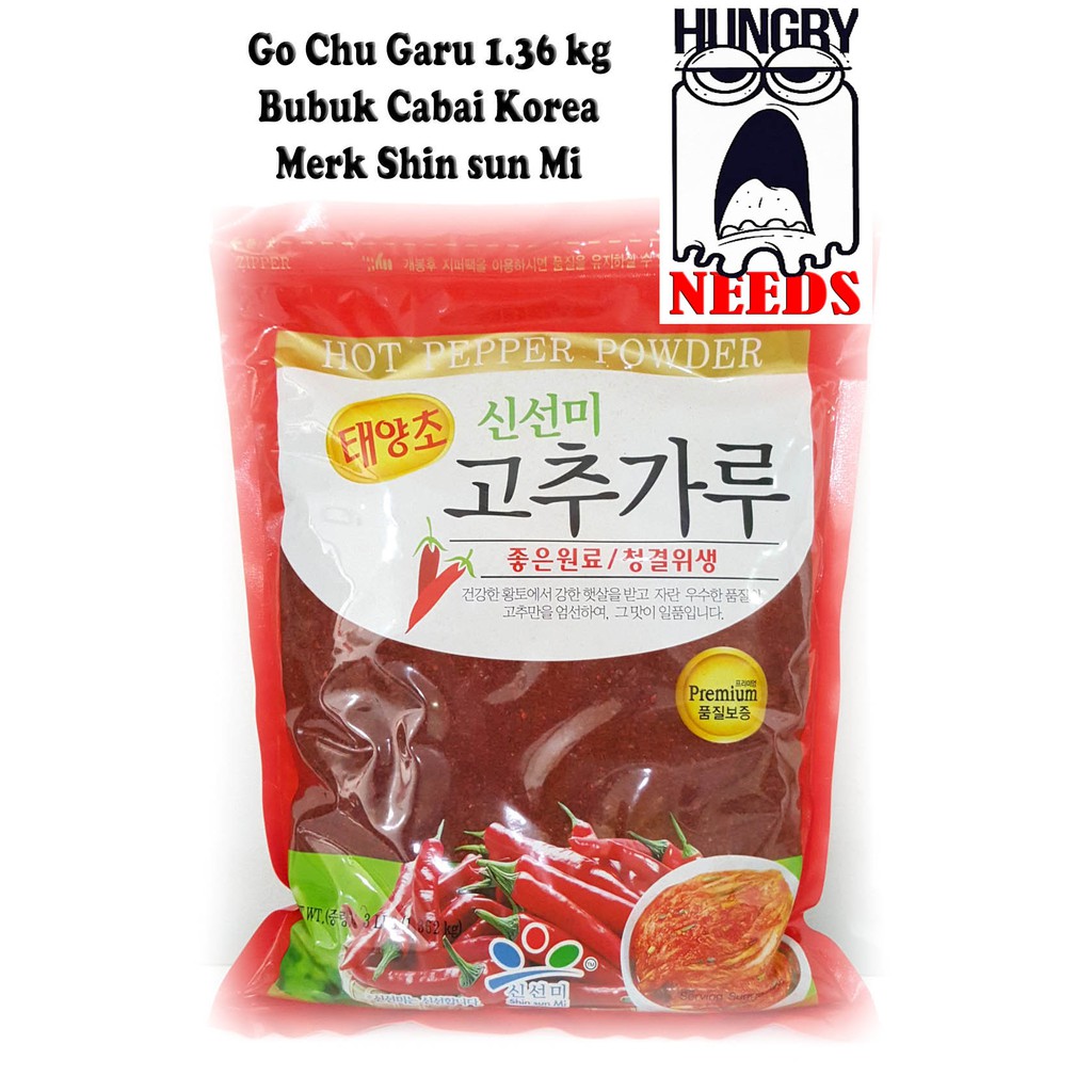 

GO CHU GARU 1.36 KG - BUBUK CABAI KOREA - MERK SHIN SHUN MI / CHILI POWDER