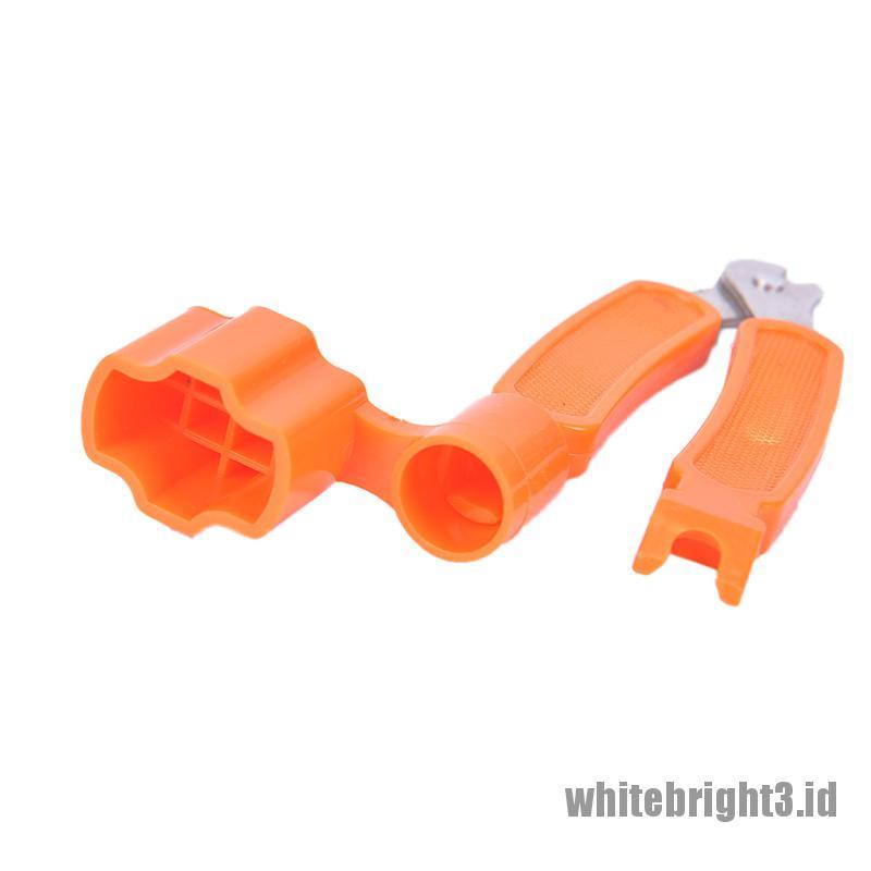 3 in 1 Alat Winder Pemotong Senar Penarik Pin Untuk Gitar Banjo