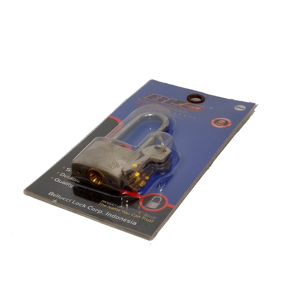 GEMBOK PUTIH 30 MM LEHER PANJANG BELLUCCI