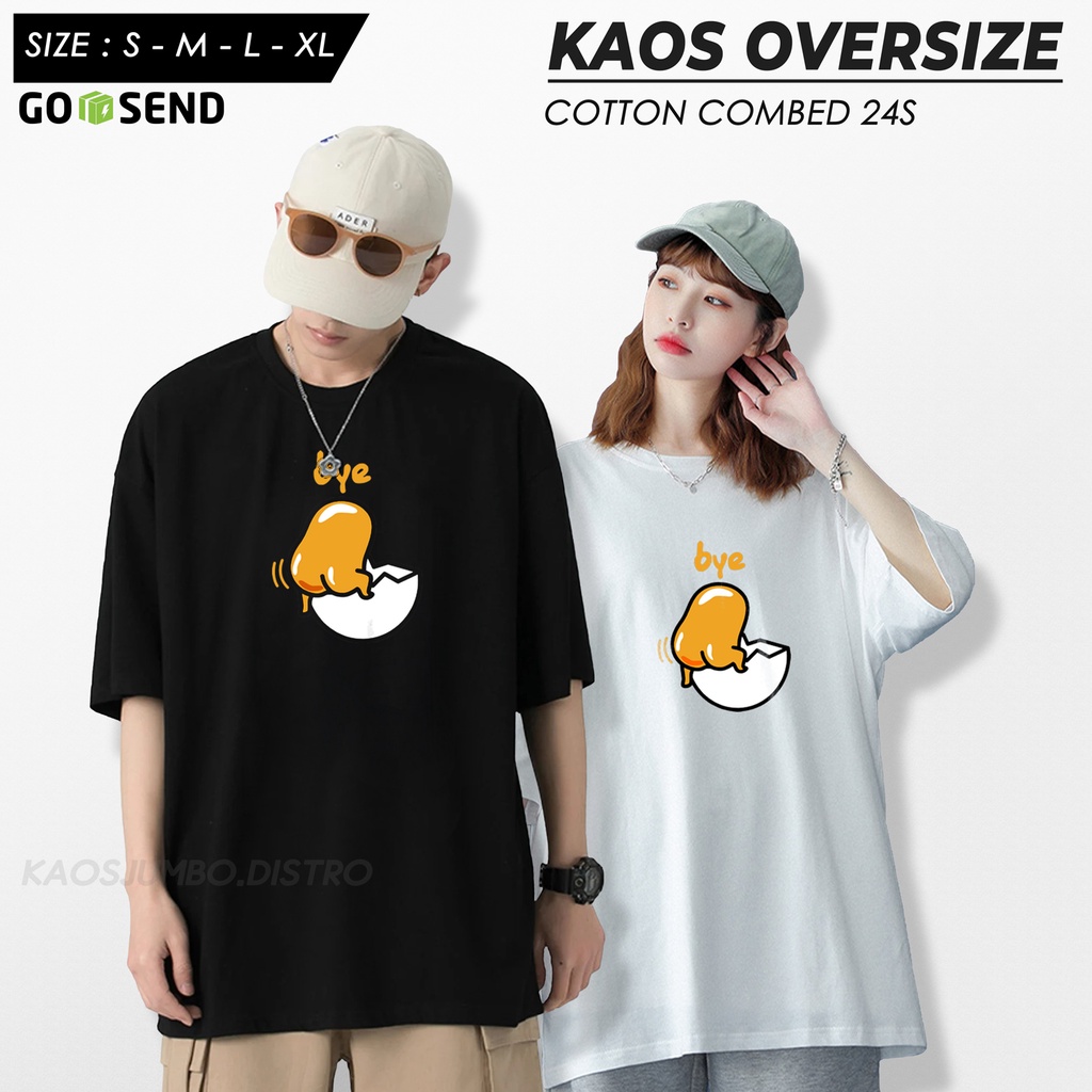 Jual Kaos Oversize Pria Wanita Jumbo Ukuran S M L Xl Premium Cotton