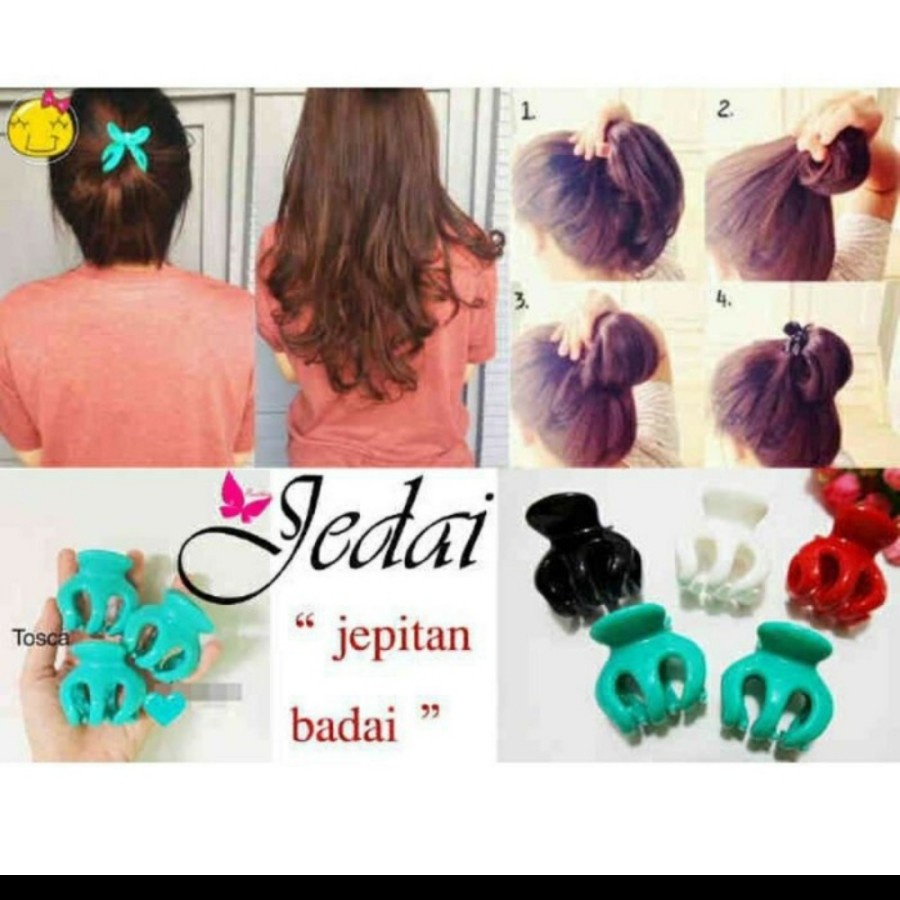 Jepitan Rambut Jedai Korea Jepit Badai Wanita Aksesoris Fashion Hair A