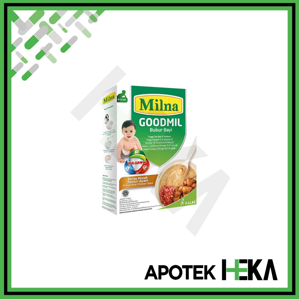 Milna Goodmil Bubur Bayi Tinggi Protein 6+/8+ - Pendamping ASI (SEMARANG)