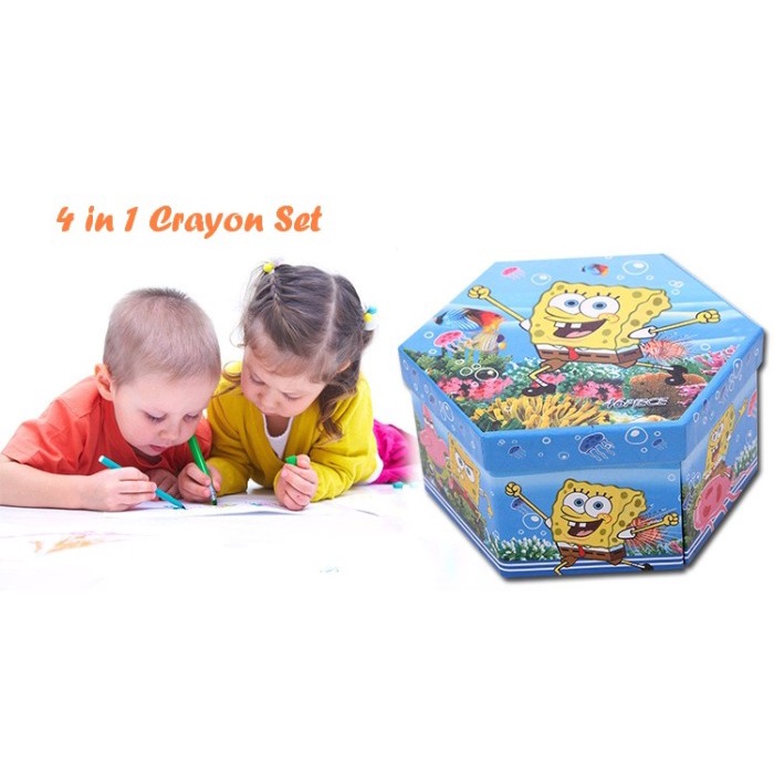 

Spesial Crayon Set Spongebob 4In1 (4 Susun 46 Pcs) Limited
