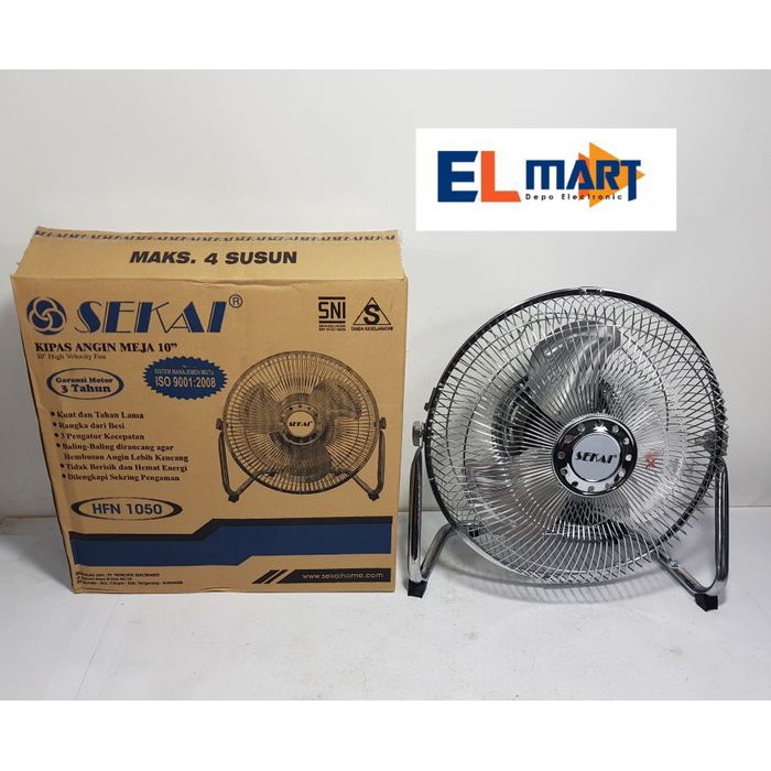 Kipas Angin Meja Meja Dinding 2 in  1 10 inch HFN 1050 Desk Wall Fan 10&quot; HFN1050 SNI