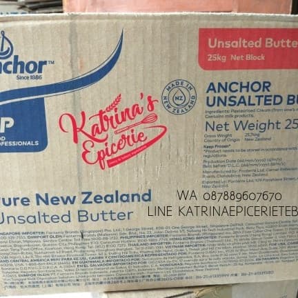 

butter-mentega- 1 kg anchor unsalted butter - mentega tawar -mentega-butter.