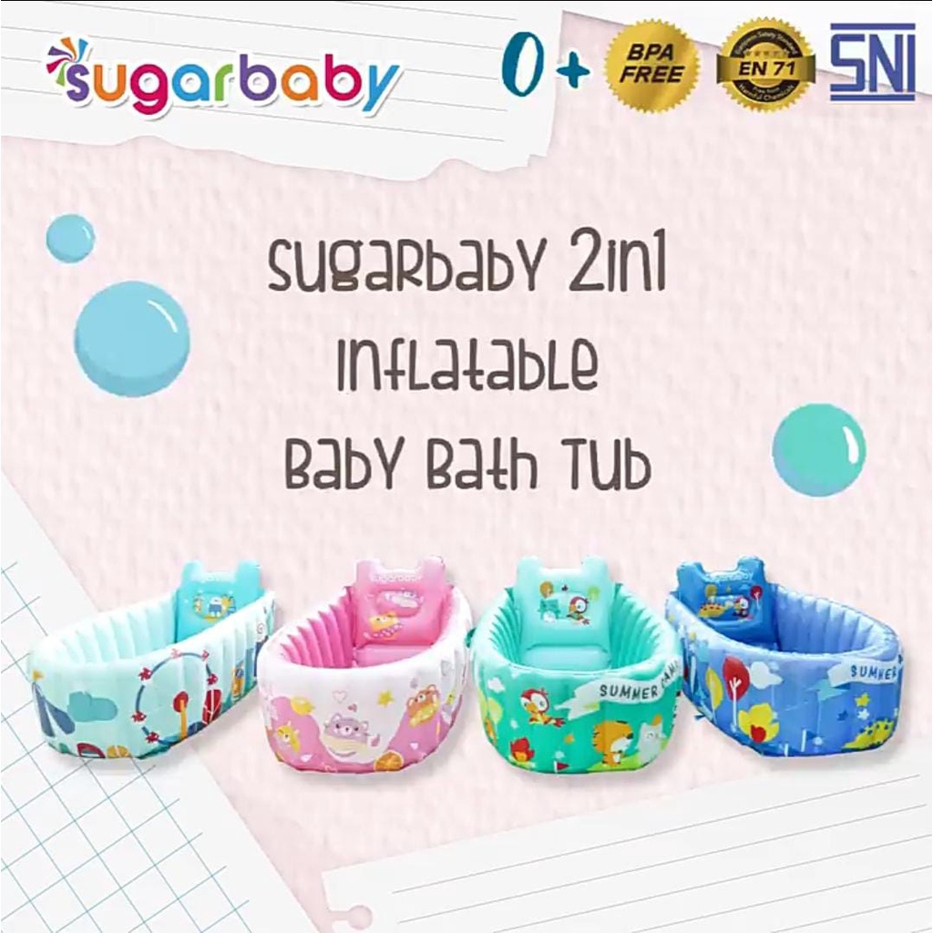 Sugarbaby 2in1 Inflatable baby bath