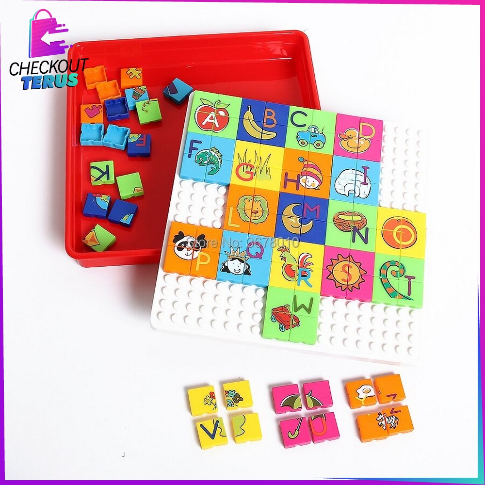 CT M165 M166 M170 Mainan Edukasi Anak Puzzle Balok Susun Mainan Anak Memory Game Melatih Daya Ingat Anak