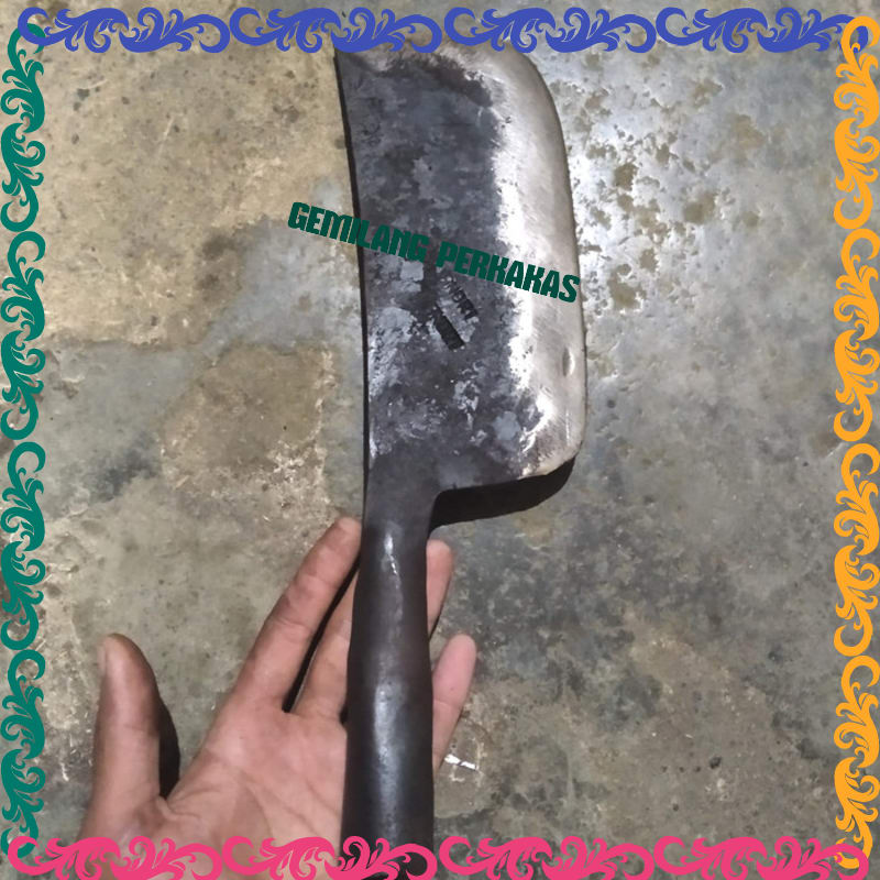 TERLARIS Golok mentah golok Recah daging gagang besi bolong TERMURAH