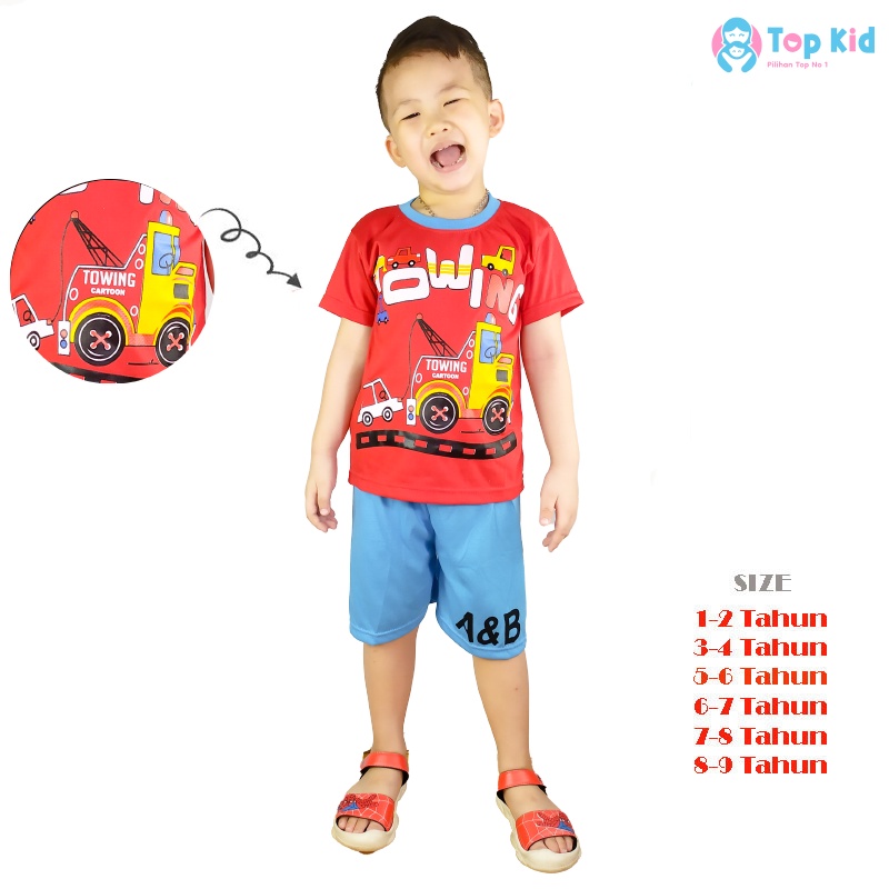 Baju Setelan Kaos Anak Laki-Laki