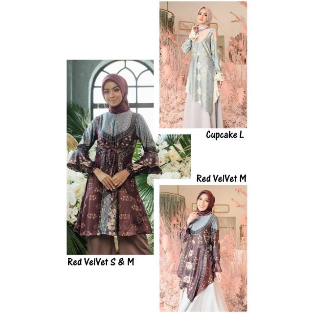 Rafflesia Blouse & Rafflesia Tunik Wearing Klamby