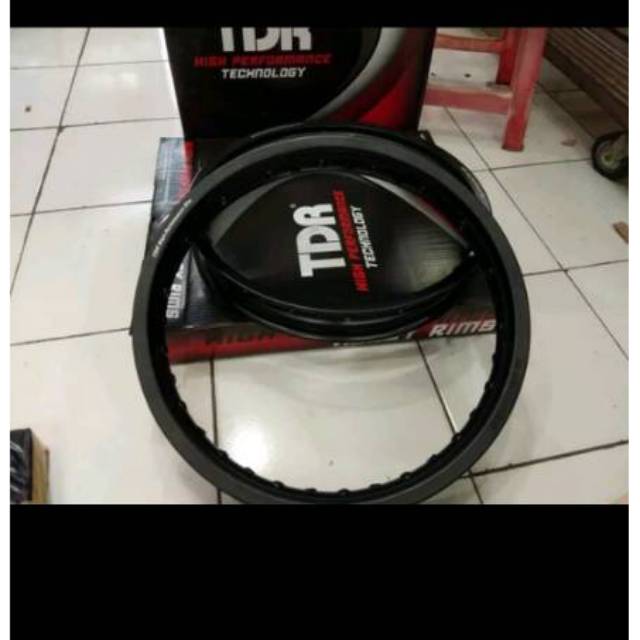 Velg tdr 185-17, 215-17 gold dan hitam - velg TDR 185 215 ring 17