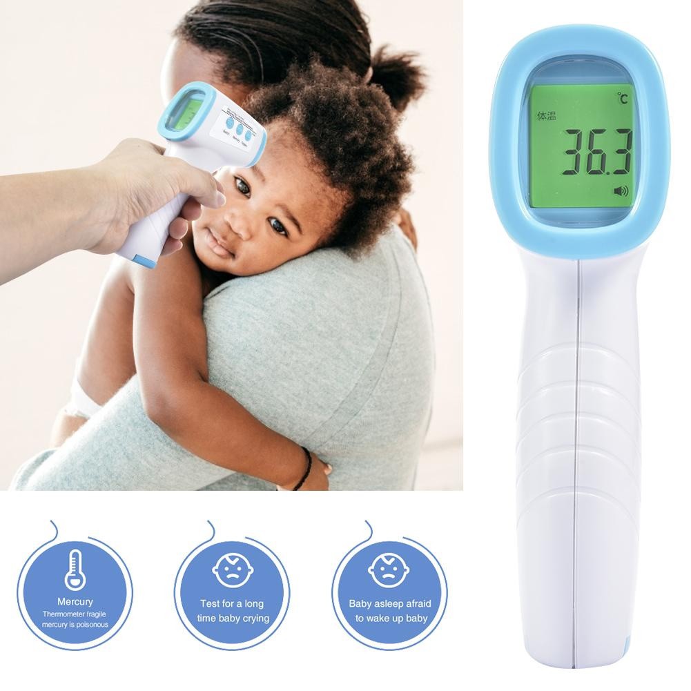 Z01 - Non-Contact Infrared Digital Thermometer Gun with LCD Display - Termometer Model Tembak