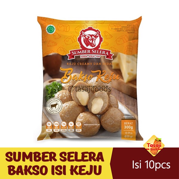 

Sumber Selera Bakso Sapi isi keju 10 / 300 Gram