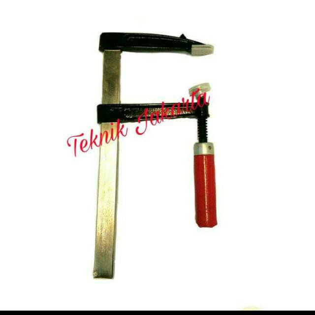 Clamp F 600 mm x 120 mm Catok Kayu Catok F